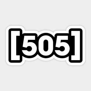 SOS / 505 Sticker